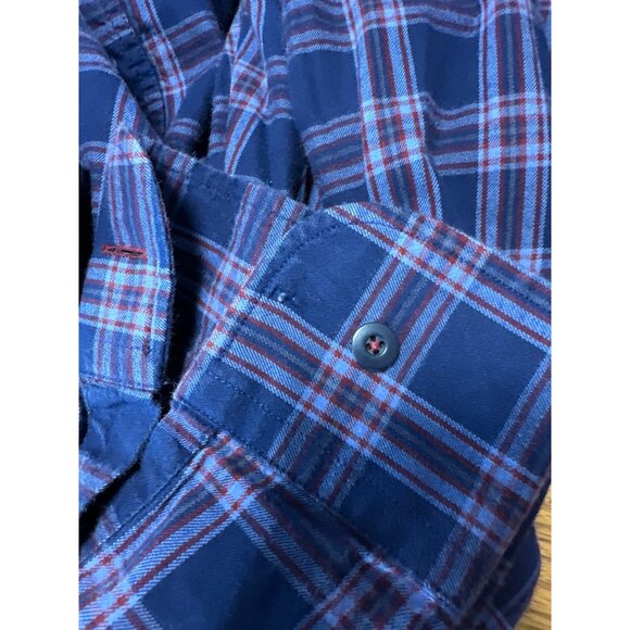 Untuckit Mens Plaid Button-Down Long Sleeve Casual Fit Shirt Size XXL - Picture 6 of 9